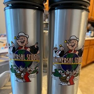 Universal Studios drinking cups. Hot or cold. New/Never used. Smoke free house